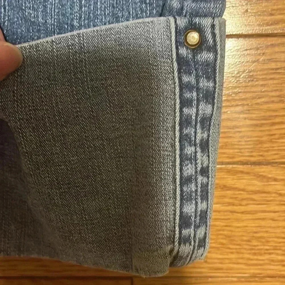 [12]NYDJ  Lift Tuck High Rise Wide Cuff Capri Crop Jeans - Picture 7 of 8